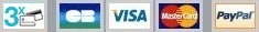 Paiement sécurisé 3x CB, CB, VISA, MASTERCARD et PayPal