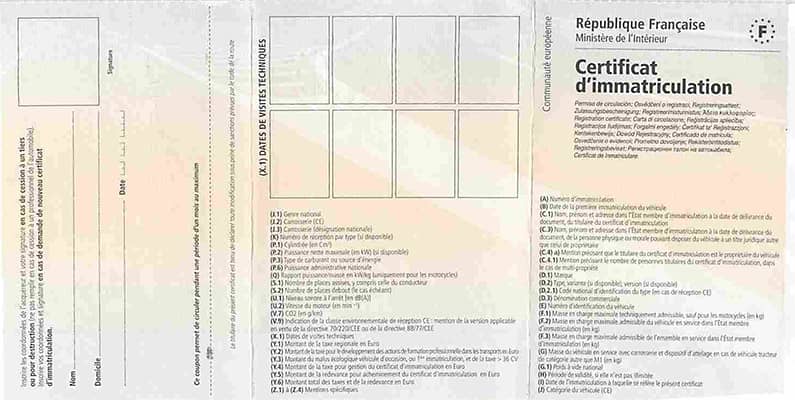 Lire et comprendre sa Carte Grise : le Guide