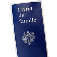 Extrait d'Acte de mariage ou jugement de divorce ou livret de famille