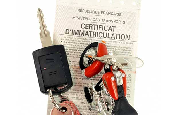 Papiers obligatoires pour faire une carte grise moto